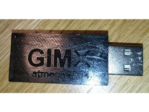 gimx-dongle-Gehäuse atmega32u4 & cp2102 usb-uart Spiele 3d print model - Mito3D