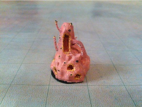 gibbering mouther games blob blobe d&d dnd dungeons & dragons gaming jelly mouth ooze tabletop 3d print model - Mito3D
