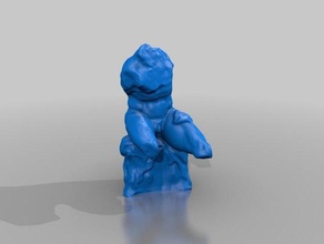un known classical sculpture low resolution original size scanning scans & replicas 3d print model - Mito3D
