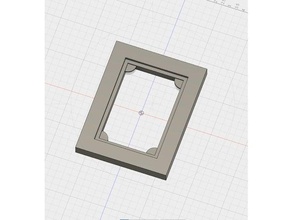 4x6 cornice famiglia immagine pictureframe picture frame di sospensione 3d print model - Mito3D