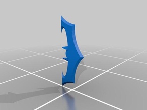 batarang Impressoras 3d 3d print model - Mito3D