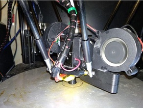 anycubic kossel delta del ventilador wunderwaffe Impresora 3d de las piezas refrigeración el conducto 3d print model - Mito3D