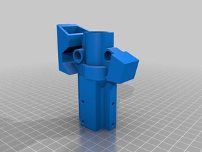 nerf stryfe anteriore adattatore del tubo giocattolo & accessori di gioco modding 3d print model - Mito3D