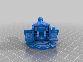 grot cannon warhammer 40k - static defence games orks tabletop wargaming 3d print model - Mito3D
