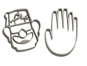 both grunkle stans kitchen & dining cookie cutter gravityfalls gravity falls stan sixfingered 3d print model - Mito3D