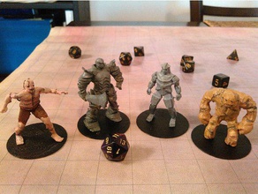 iron golem games d&d dnd dungeons & dragons guardian man ironman pathfinder robot 3d print model - Mito3D