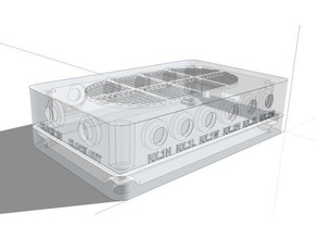 limesdr v14s micro usb tipo b caso eletrônica sdr 3d print model - Mito3D