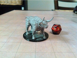 gorgon juegos bestia bull de la vaca d&d no molestar dungeons & dragons monster pathfinder el robot 3d print model - Mito3D
