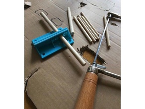dowel sawing holder hand tools saw tool wood 3d print model - Mito3D