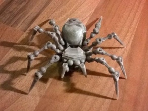 articulated spider animals spiders 3d print model - Mito3D