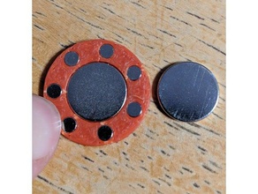 attractive repulsive magnet ring toys & games magnetic science toy 3d print model - Mito3D