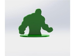 hulk 2d models avengers comics dc marvel universe 3d print model - Mito3D