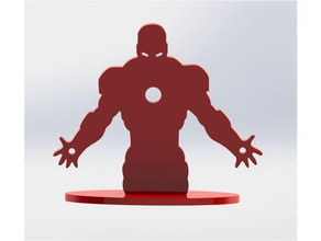 iron man 2d models avengers comics dc ironman marvel universe 3d print model - Mito3D