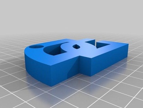 óptica de jogos chaveiro chaveiros 3d print model - Mito3D