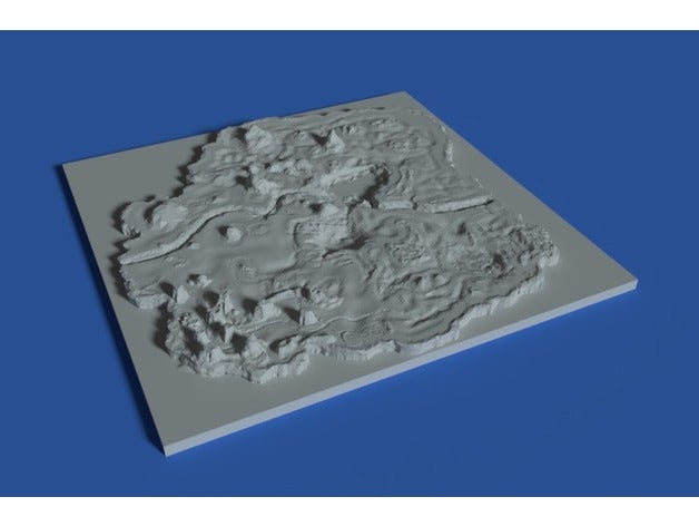 fortnite carte v2 analyses & répliques 3D print model - Mito3D