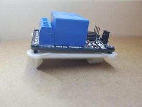 2-Kanal-relais-Modul din-Montage - Elektronik 2-Kanal-relais arduino relais din dinrail mount raspberrypi relais-platine montieren relais-Modul 3d print model - Mito3D