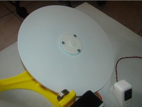 escáner gire a la tabla de rotatoria meseta 3d diy placa rotary scan 3d print model - Mito3D