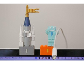 webcam cover-up peças lego adabot mini fig decoração compatível figura 3d print model - Mito3D