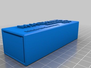 hohner meisterklasse Mundharmonika-Schiebe-box - Organisation Musik 3d print model - Mito3D