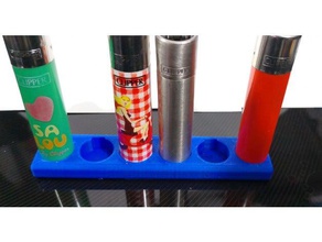 clipper Feuerzeug stehen Dekor anet a8 briquet leichter ist Halter porte-briquet 3d print model - Mito3D