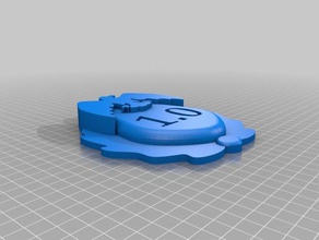 os burocratas do emblema adereços burocrata futurama 3d print model - Mito3D