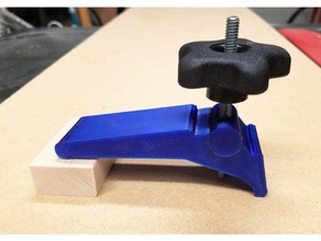 hold down clamp v2 machine tools cnc drill press jig 3d print model - Mito3D