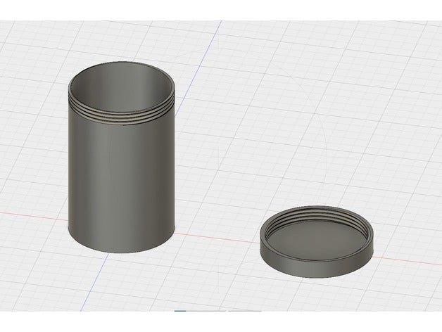 pillola del tappo di bottiglia vaso famiglia la cap contenitore i contenitori barattolo archiviazione 3D print model - Mito3D