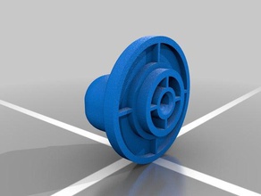 secador de botão peças substituição knob 3d print model - Mito3D