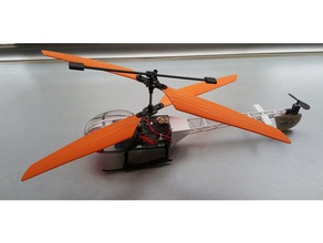 helicóptero de la hélice vehículos 3d print model - Mito3D