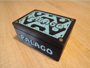 kutu palago mikro oyuncak & oyun aksesuarları boardgame kap openscad 3d print model - Mito3D