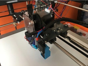 flsun cube x carriage e3d titan extruder 3d printer parts 3d print model - Mito3D