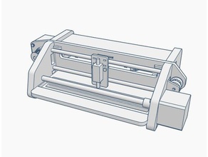 braille embosser laser cut machine tools lasercut openscad plotter 3d print model - Mito3D