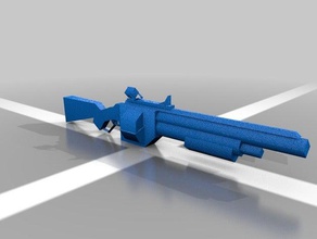 lourd fusil de chasse L'impression 3d 3d print model - Mito3D