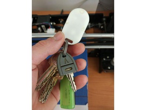 keychain compartment llavero con compartimento keychains 3d 3d print model - Mito3D