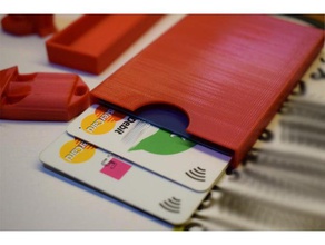 Kreditkarte Fall Inhaber Brieftasche Haushalt anycubic i3 mega Karten Halter mcko wallet 3d print model - Mito3D