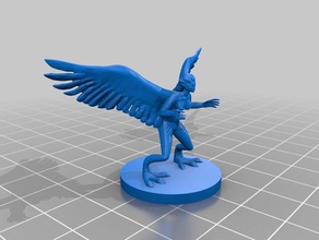 la vipera giochi bird d&d dnd dungeons & dragons il greco mitologia greca pathfinder 3d print model - Mito3D