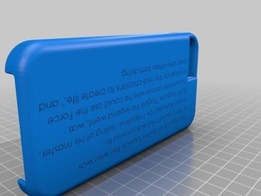 dava lord speem 3d baskı phonecase 3d print model - Mito3D