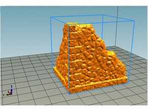 tavolo gel nde h userruine 1 La stampa 3d edificio hulk medievali da 3d print model - Mito3D