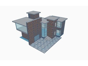 modern ev 3d baskı 3d print model - Mito3D