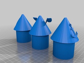 viking cabaña La impresión en 3d los vikingos 3d print model - Mito3D