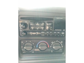 equalizer knobs gm radio automotive chevy gmc silverado suburban 3d print model - Mito3D