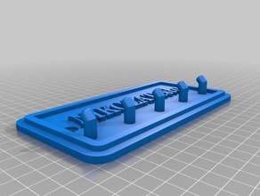 colgador llaves tesla 3d-drucken soporte 3d print model - Mito3D