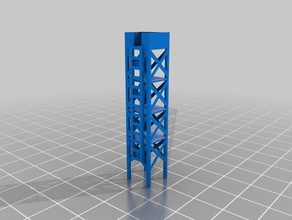 tower buildings & structures building scaffold scaffolding 3d print model - Mito3D