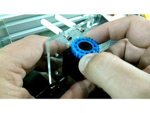 laser focus wheel parts 3d print model - Mito3D
