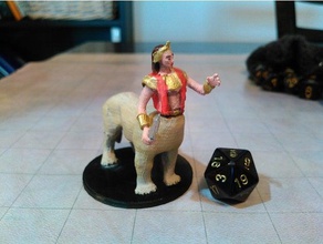 lamia oyunlar centaur d&d dnd dungeons dragons dungoens & aslan pathfinder sphynx 3d print model - Mito3D