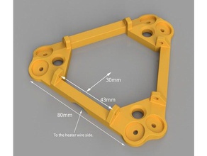 anycubic kossel magnetico braccia kit Stampante 3d parti plus 3d print model - Mito3D