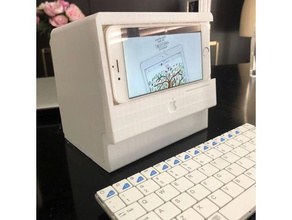 macintosh 6 7 8 mobile phone apple computer holder iphone mobilephone office phonecase 3d print model - Mito3D