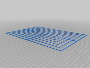 bed alignment test pattern 3d printing tests auto leveling level 3d print model - Mito3D
