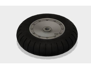 fw-190 wheels tires r c vehicles rc airplane part 3d print model - Mito3D