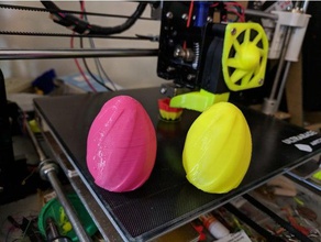 kurvenreichen ei Requisiten Ostern easter egg 3d print model - Mito3D